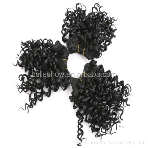 Wholesale   synthetic hair extensions  hair bulk curly braiding hair weaving deep wave  high quality